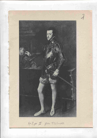 Lamina 07: Felipe II (Tiziano) y Federico Gonzada, duque de Mantua (Tiziano)