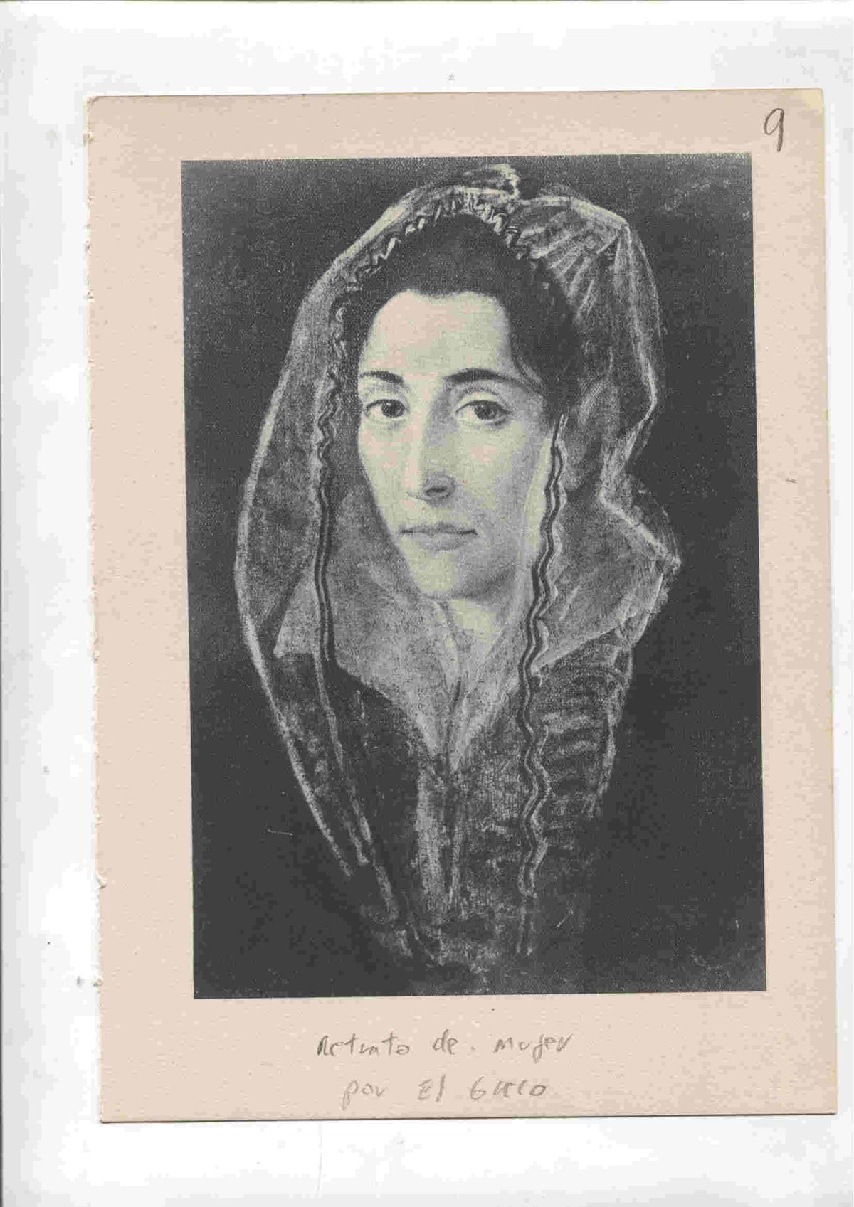 Lamina 09: Retrato de mujer (El Greco) y Un Caballero (El Greco)