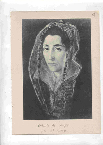 Lamina 09: Retrato de mujer (El Greco) y Un Caballero (El Greco)