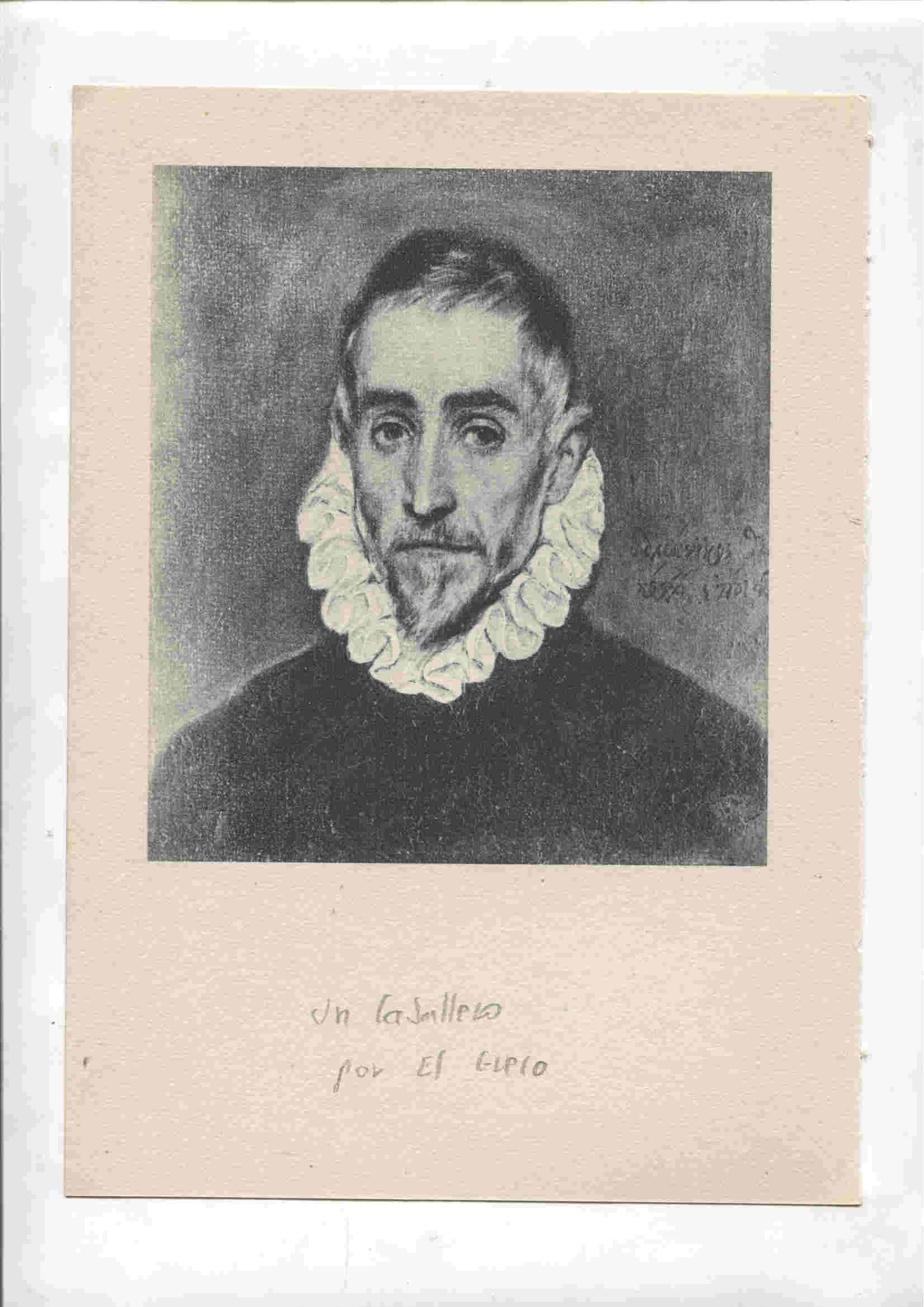 Lamina 09: Retrato de mujer (El Greco) y Un Caballero (El Greco)