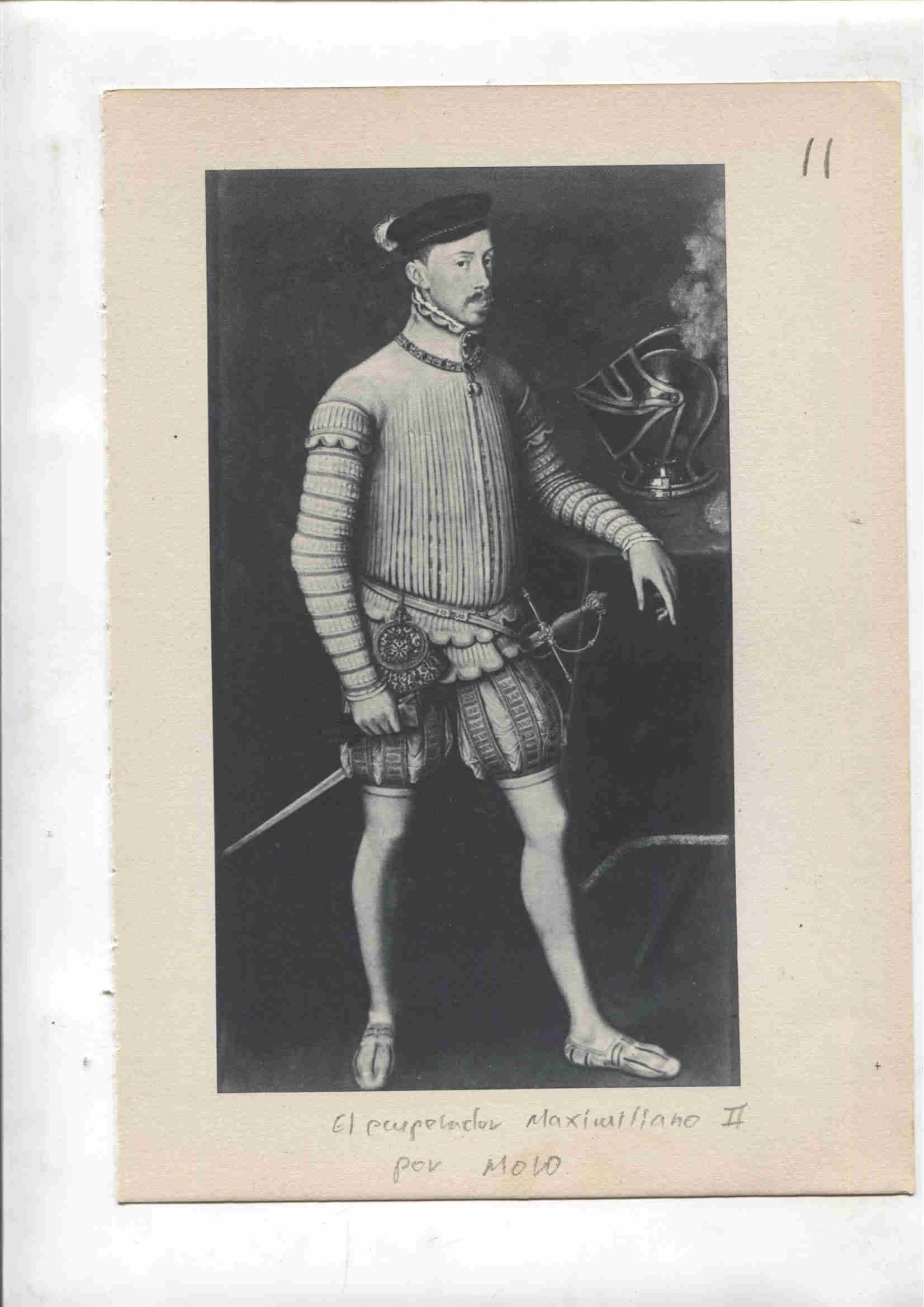 Lamina 11: El emperador Maximiliano II (Moro) y La reina Maria de Inglaterra (Moro)