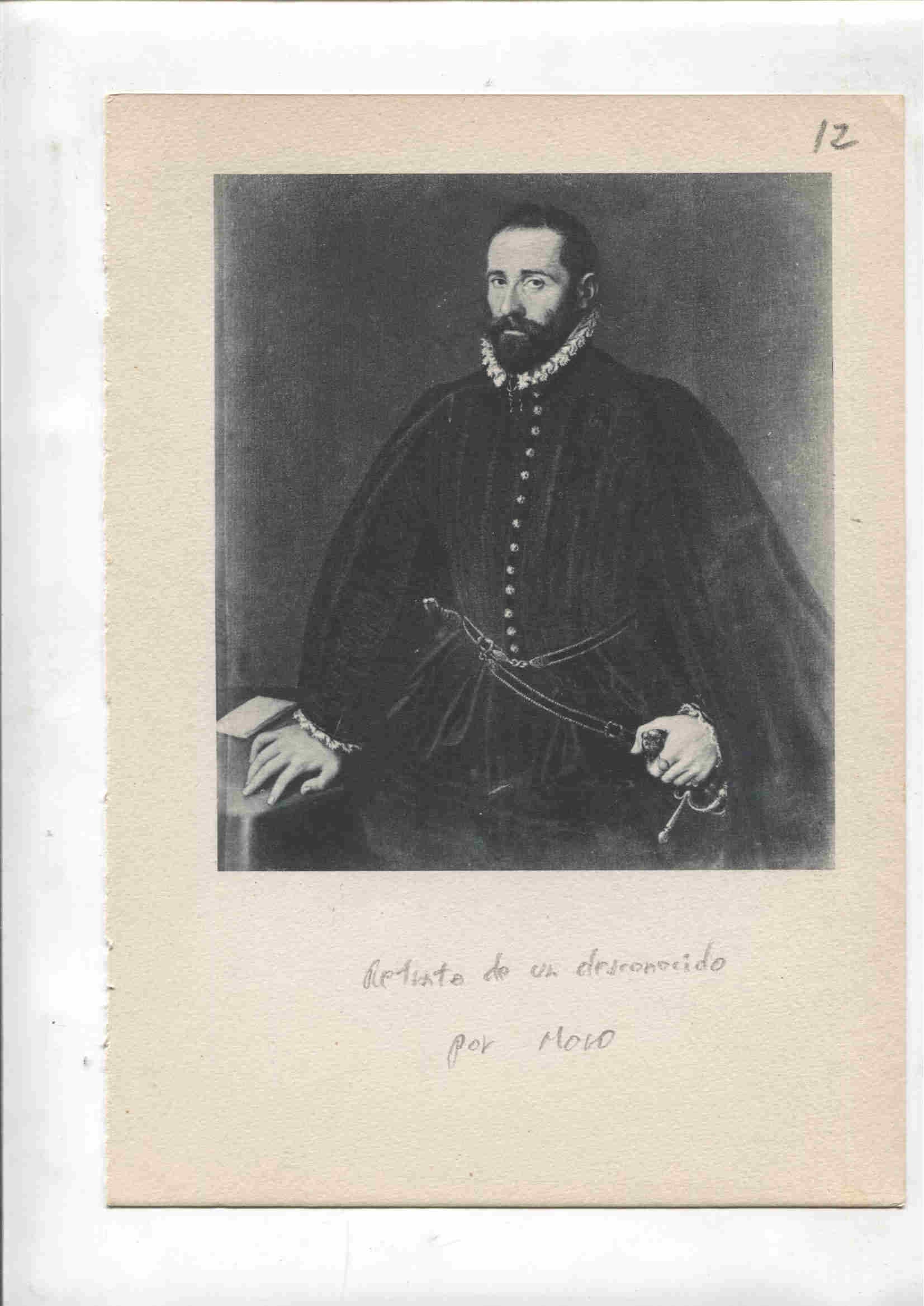 Lamina 12: Retrato de un desconocido (Moro) y Dama con cruz al cuello (Moro)