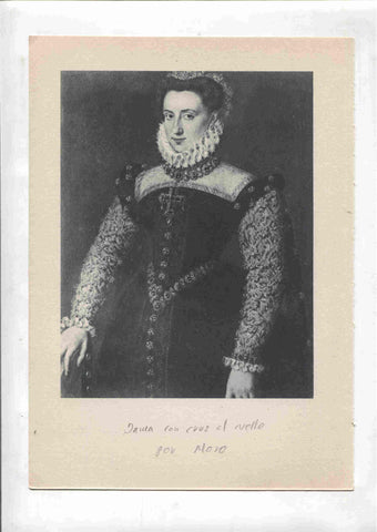Lamina 12: Retrato de un desconocido (Moro) y Dama con cruz al cuello (Moro)
