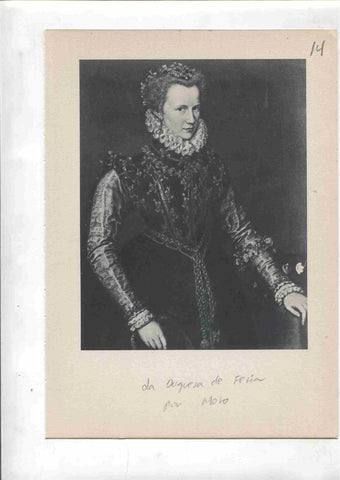 Lamina 14: La duquesa de feria (Moro) y La infanta Isabel Clara Eugenia (Sanchez Coello)