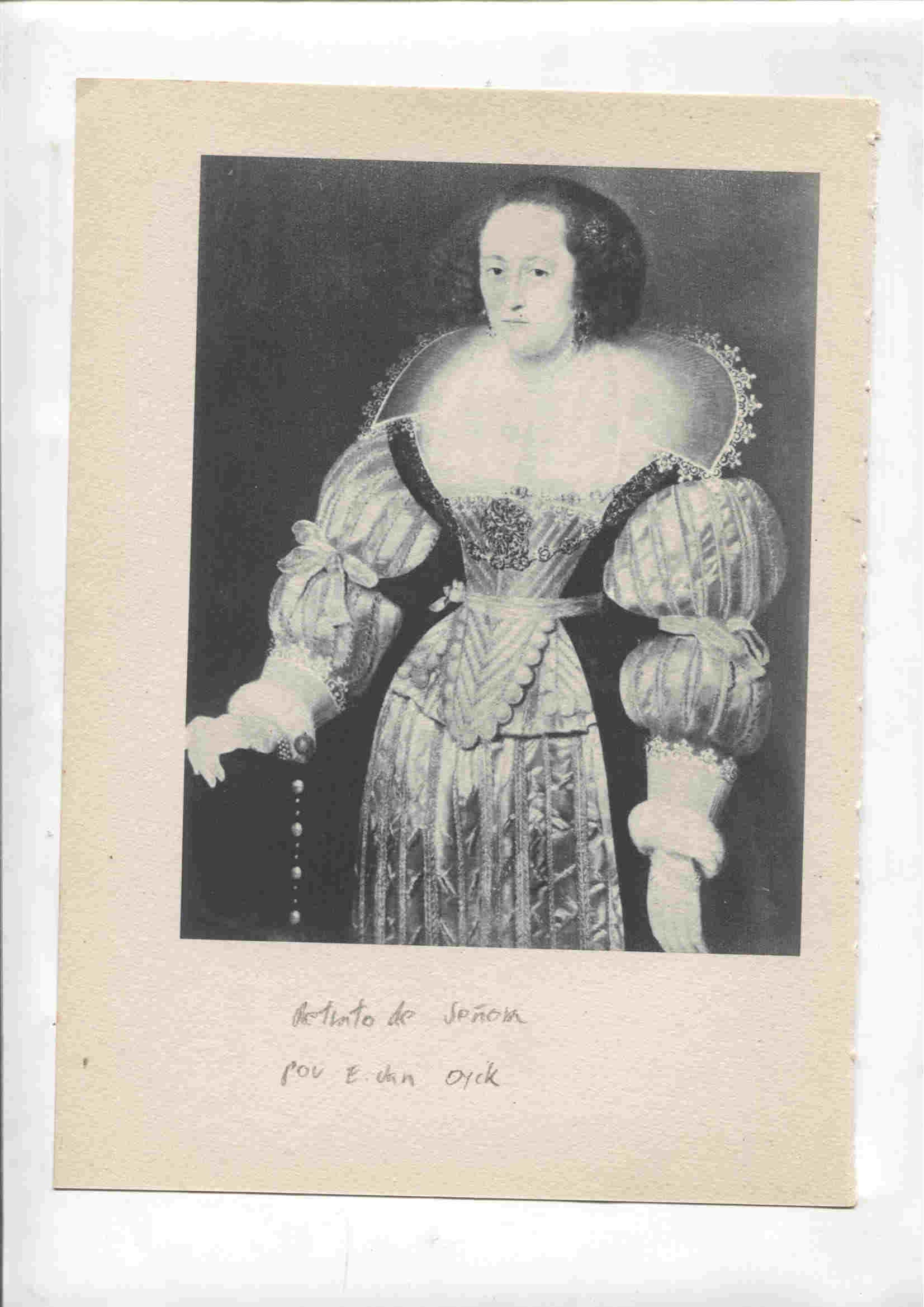 Lamina 16: Fernando II, emperador de Alemania (autor anonimo) y retrato de señora (E.Van Dyck)