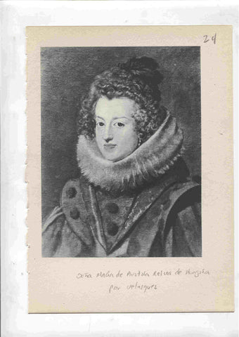 Lamina 24: Doña Maria de Austria, reina de Hungria (Velazquez) y D.Gaspar de Guzman, Conde Duque de Olivares (Velazquez)