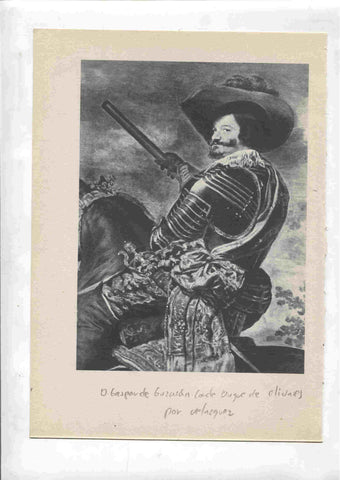 Lamina 24: Doña Maria de Austria, reina de Hungria (Velazquez) y D.Gaspar de Guzman, Conde Duque de Olivares (Velazquez)