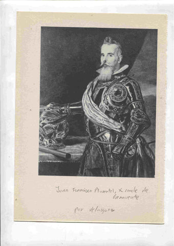 Lamina 25: La Reina D.Isabel de Francia (Velazquez) y Juan Francisco Pimentel, X conde de Benavente (Velazquez)