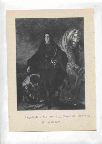 Lamina 27: Carlos II (carreño) y Gregorio de Silva Mendoza, duque de Pastrana (Carreño)