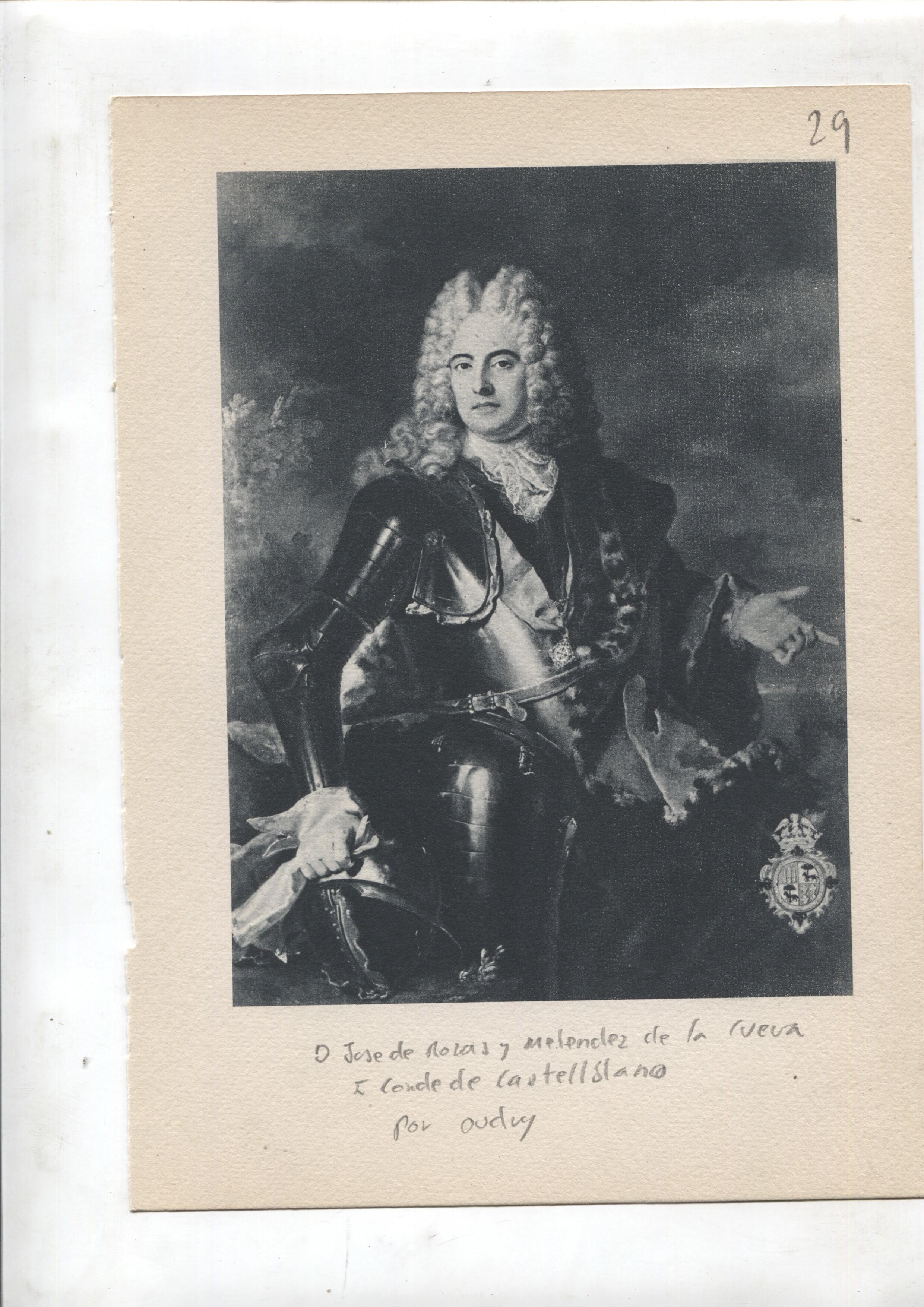 Lamina 29: D. Jose de Rozas I conde de Castellblanco (Oudry) y Fiesta en un parque (Watteau)