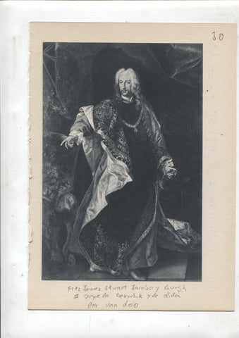 Lamina 30: Fitz James Stuart Jacobo y Burgh (Van Loo) y Fernando VI, niño (Ranc)