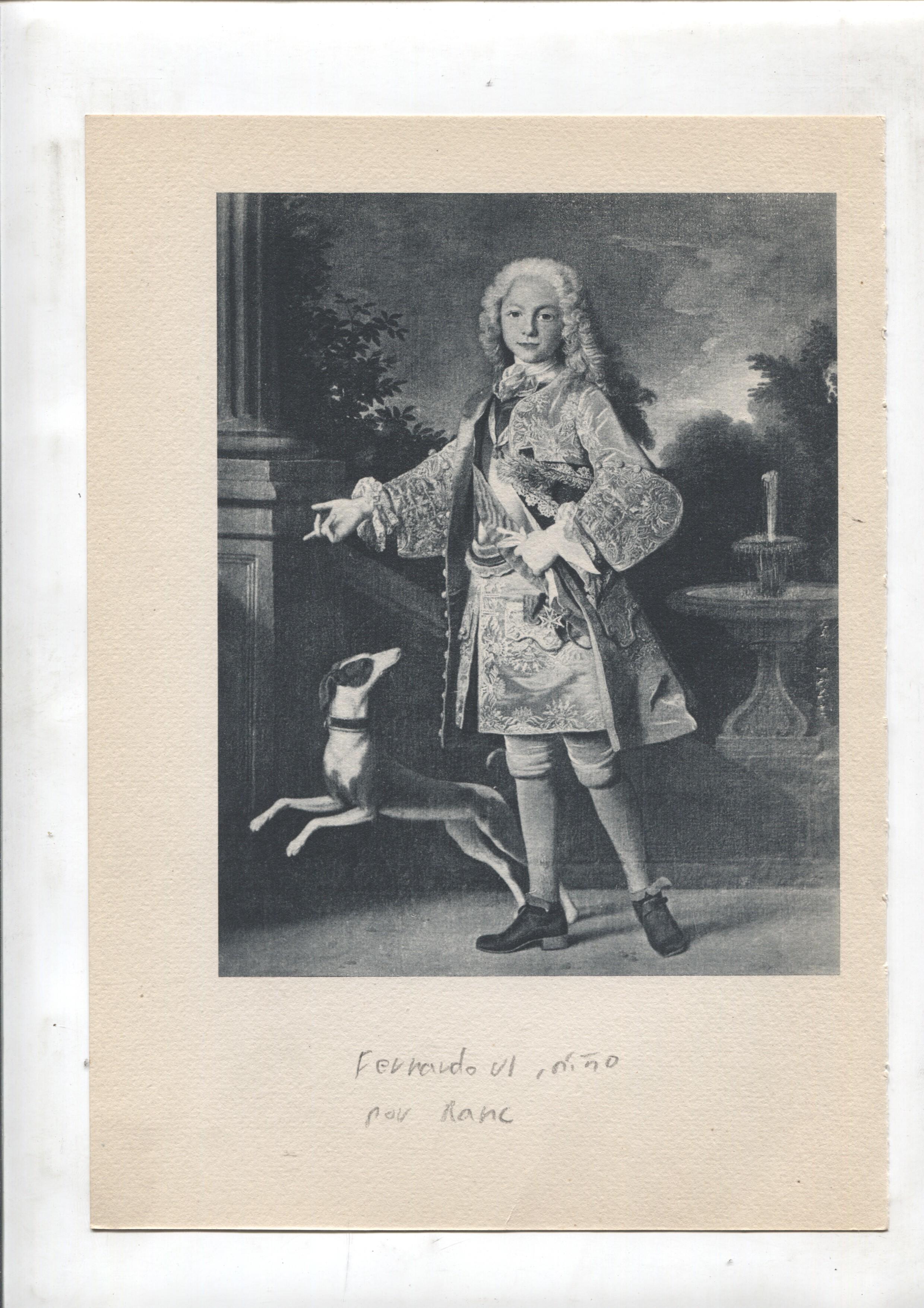 Lamina 30: Fitz James Stuart Jacobo y Burgh (Van Loo) y Fernando VI, niño (Ranc)