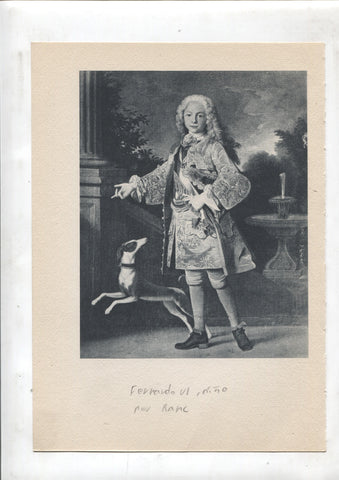 Lamina 30: Fitz James Stuart Jacobo y Burgh (Van Loo) y Fernando VI, niño (Ranc)