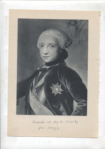 Lamina 31: Dama veneciana (anonimo) y Fernando IV, rey de Napoles (Mengs)