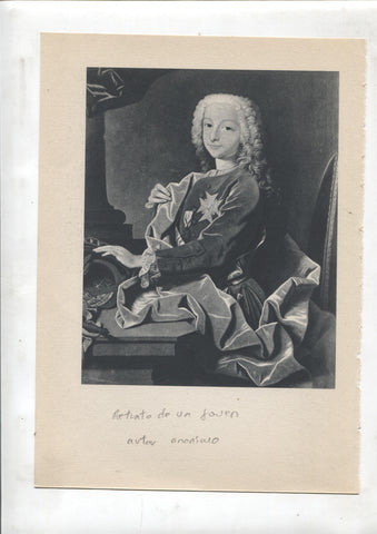 Lamina 32: La archiduquesa Teresa de Austria (Mengs) y Retrato de un joven (autor anonimo)