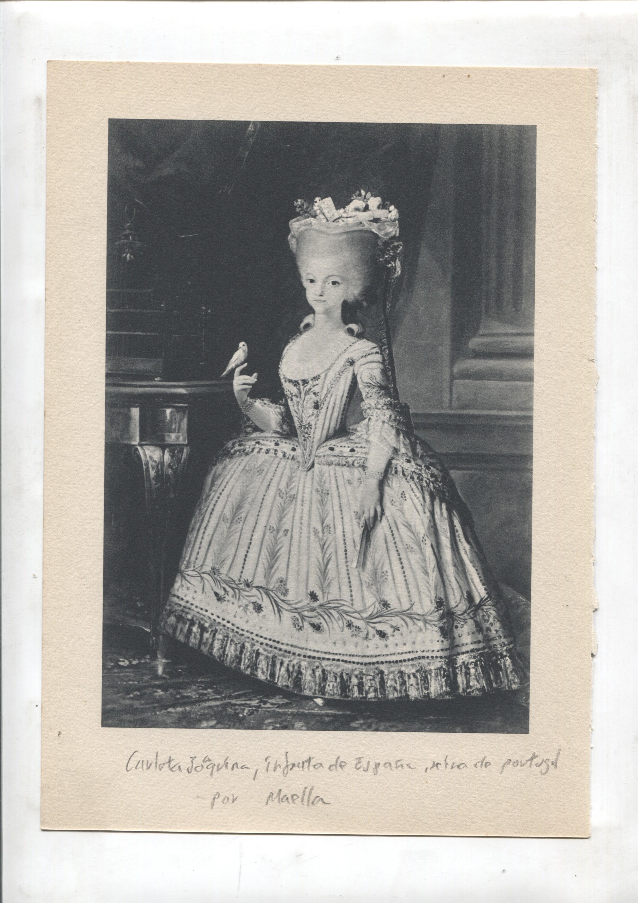 Lamina 33: Fiesta hipica en Aranjuez (Paret) y Carlota Joaquina, infanta de españa y reina de portugal (Maella)
