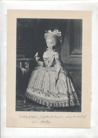 Lamina 33: Fiesta hipica en Aranjuez (Paret) y Carlota Joaquina, infanta de españa y reina de portugal (Maella)