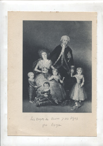 Lamina 34: Leopoldo de Lorena, gran duque de Toscana (Mengs) y La duquesa de osuna y sus hijos (goya)