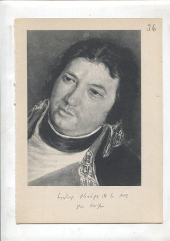 Lamina 36: Godoy principe de la paz (Goya) y Fernando VII (Goya)