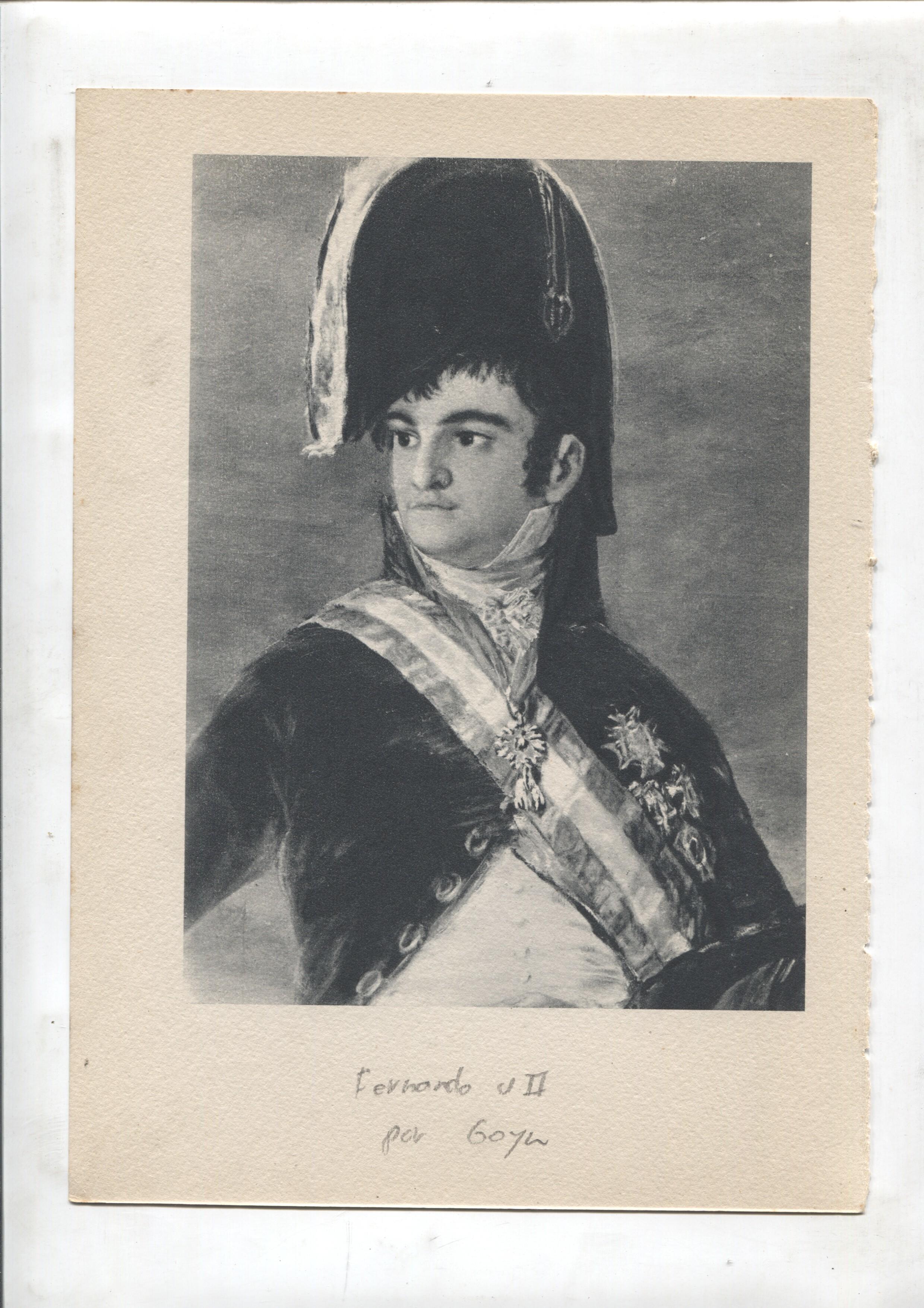 Lamina 36: Godoy principe de la paz (Goya) y Fernando VII (Goya)