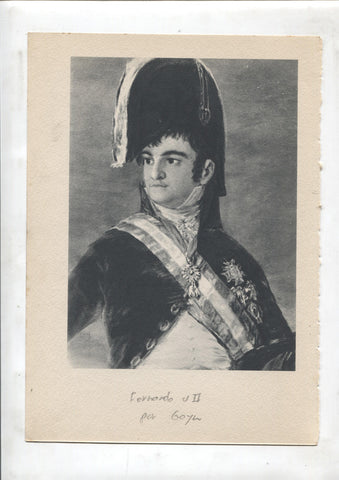 Lamina 36: Godoy principe de la paz (Goya) y Fernando VII (Goya)
