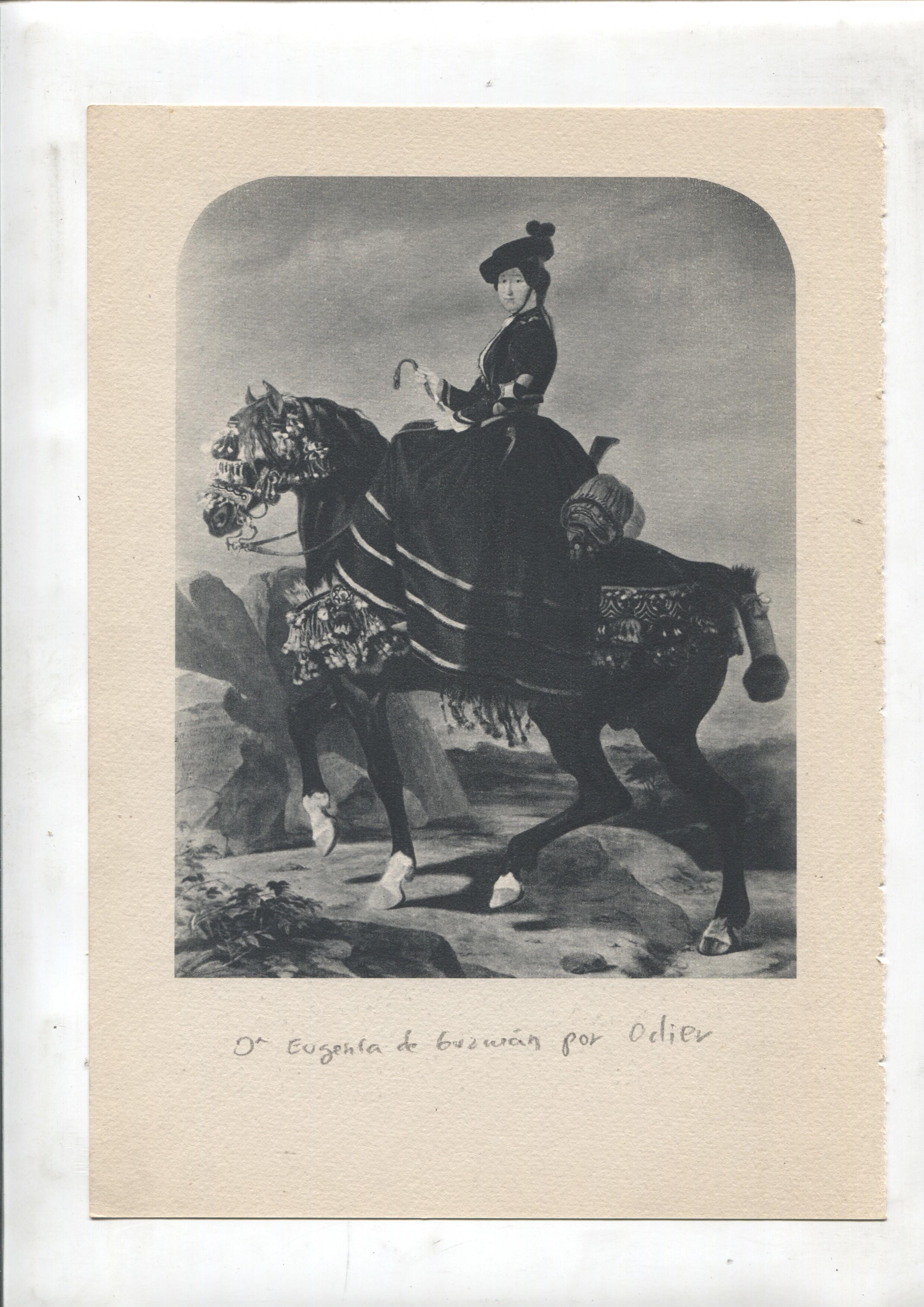 Lamina 37: D. Isabel, reina de las dos sicilias (V.Lopez) y D.Eugenia de Guzman (Odier)
