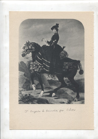 Lamina 37: D. Isabel, reina de las dos sicilias (V.Lopez) y D.Eugenia de Guzman (Odier)
