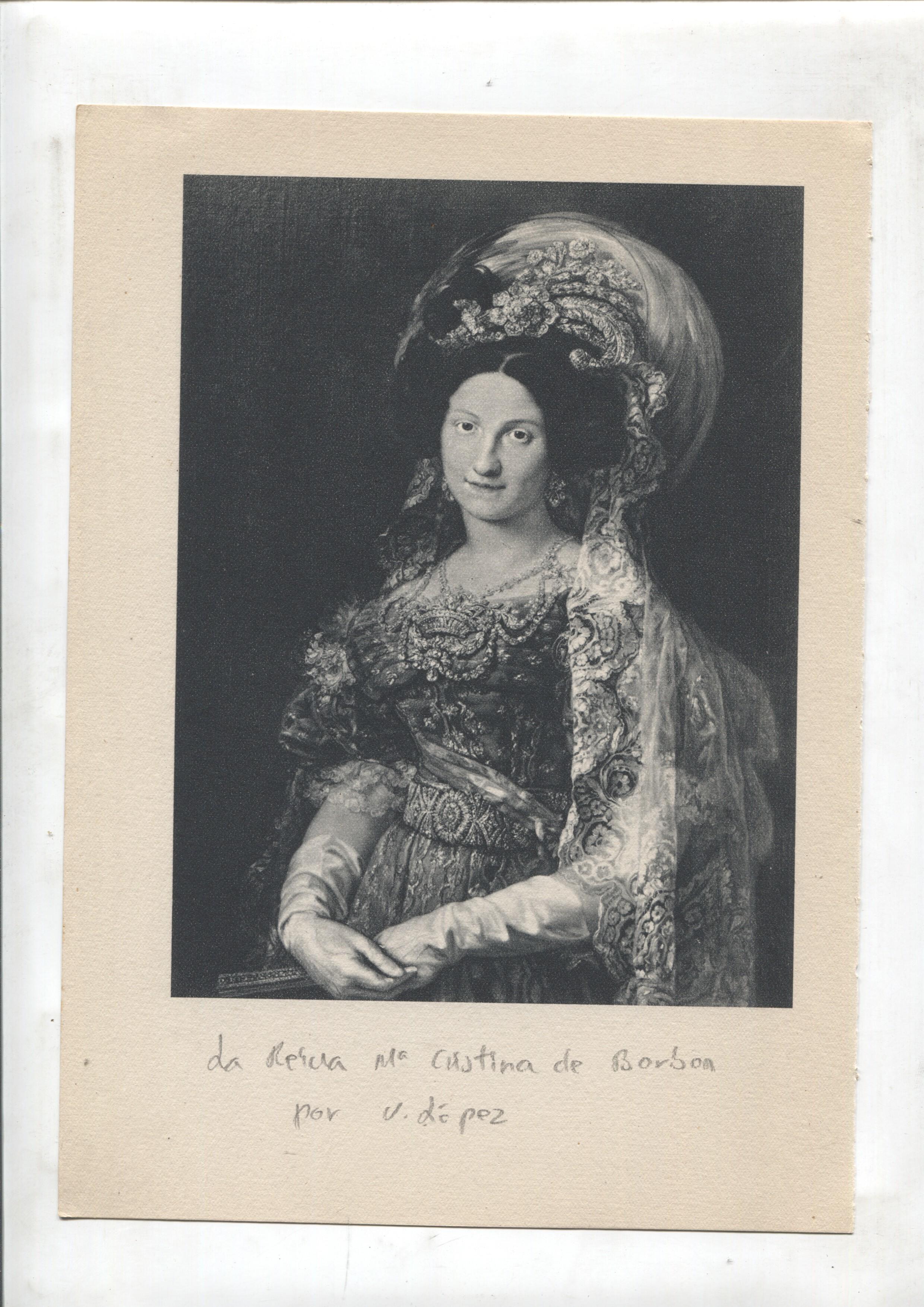 Lamina 38: Eugenia de Montijo (Wurterhalter) y La reina Mª Cristina de Borbon (V.Lopez)