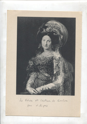 Lamina 38: Eugenia de Montijo (Wurterhalter) y La reina Mª Cristina de Borbon (V.Lopez)