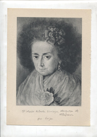 Lamina 40: Dª Tadea Ana de Enriquez (Goya) y Dª Maria Antonia Gonzaga, marquesa de Villafranca (Goya)