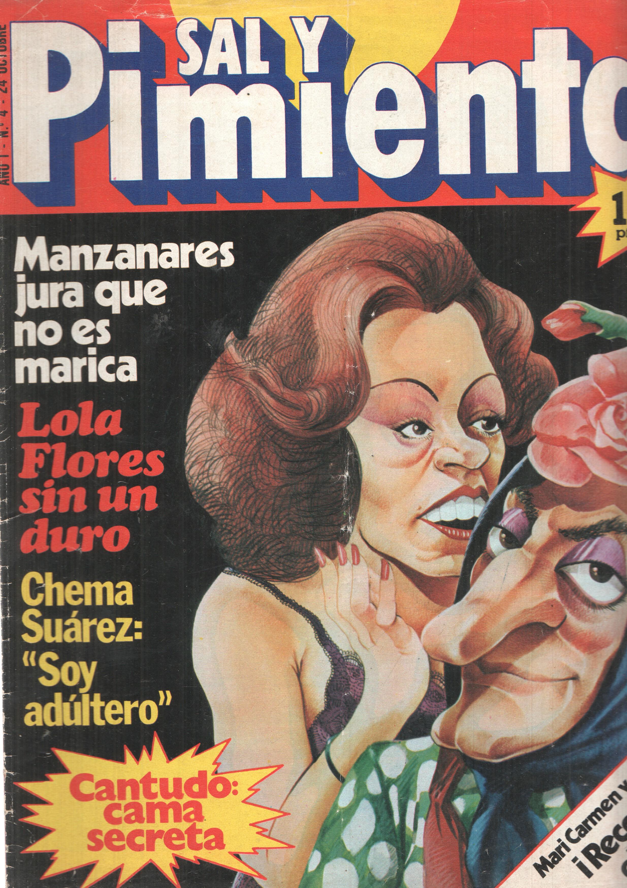 Revista Sal y Pimienta: num 004, año 01 - 24 de octubre. Lola Flores sin un duro