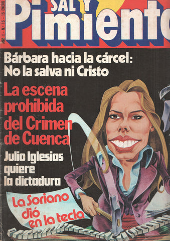 Revista Sal y Pimienta: num 016, año II - 15 de enero 80. Barbara hacia la carcel: No la salva ni Cristo