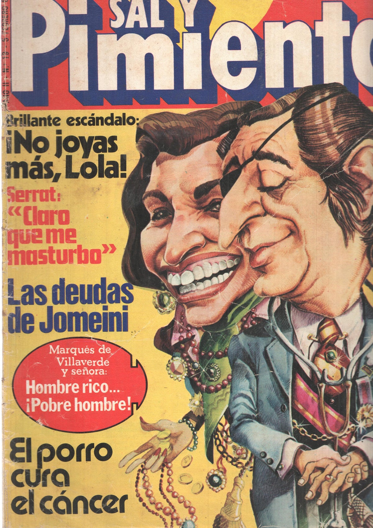 Revista Sal y Pimienta: num 019, año II - 5 de febrero 80. Serrat: claro que me masturbo