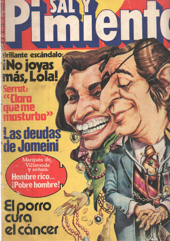 Revista Sal y Pimienta: num 019, año II - 5 de febrero 80. Serrat: claro que me masturbo