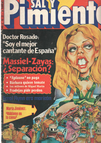Revista Sal y Pimienta: num 021, año II - 19 de febrero 80. Doctor Rosado: Soy el mejor cantante de España