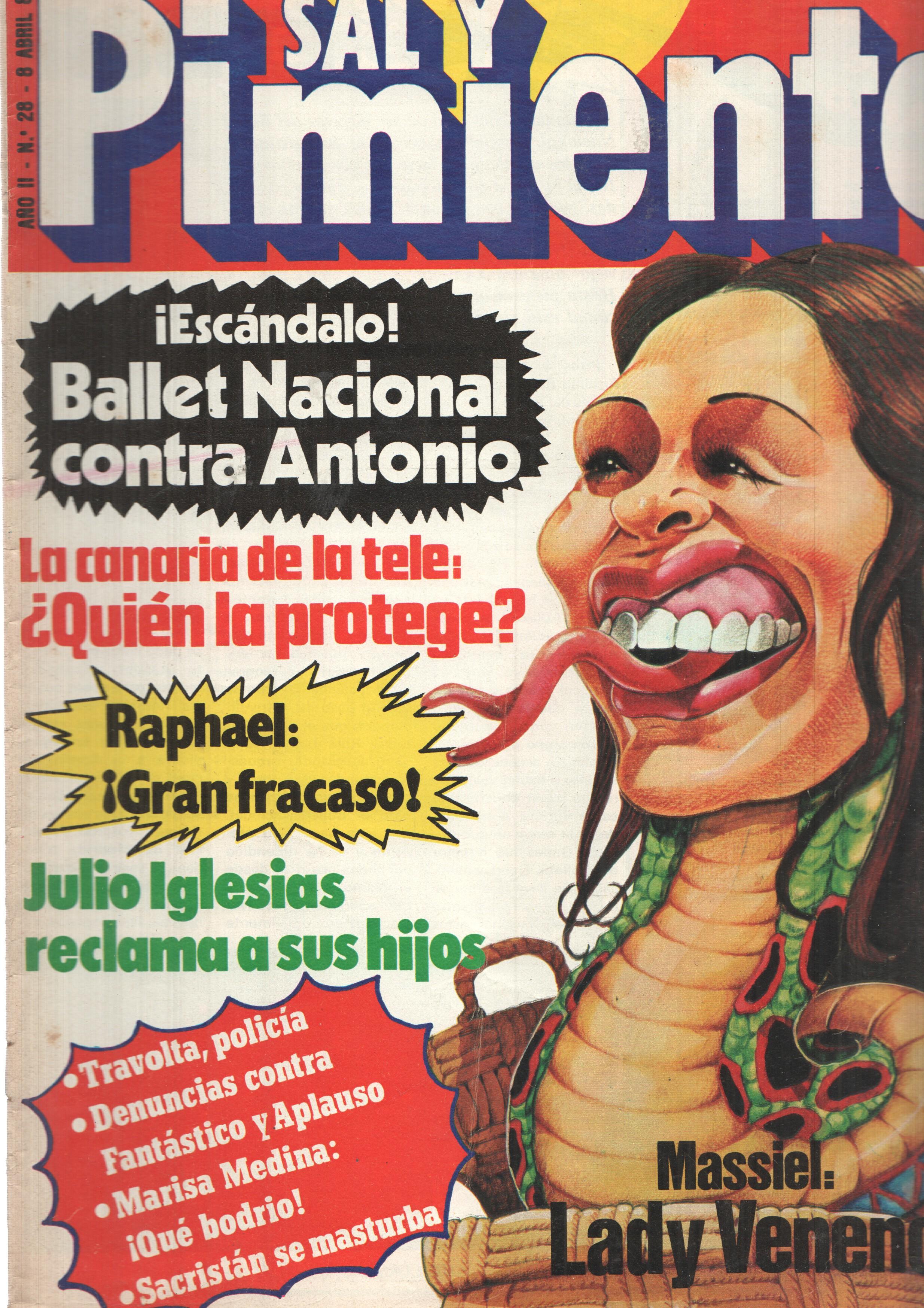 Revista Sal y Pimienta: num 028, año II - 8 de abril 80. Escandalo: Ballet Nacional contra Antonio