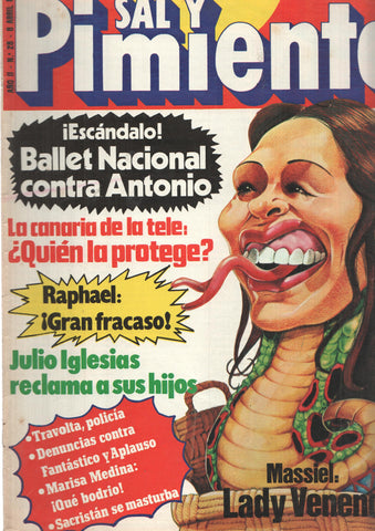 Revista Sal y Pimienta: num 028, año II - 8 de abril 80. Escandalo: Ballet Nacional contra Antonio