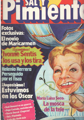 Revista Sal y Pimienta: num 030, año II - 22 de abril 80. Helenio Herrera perseguido por el fisco