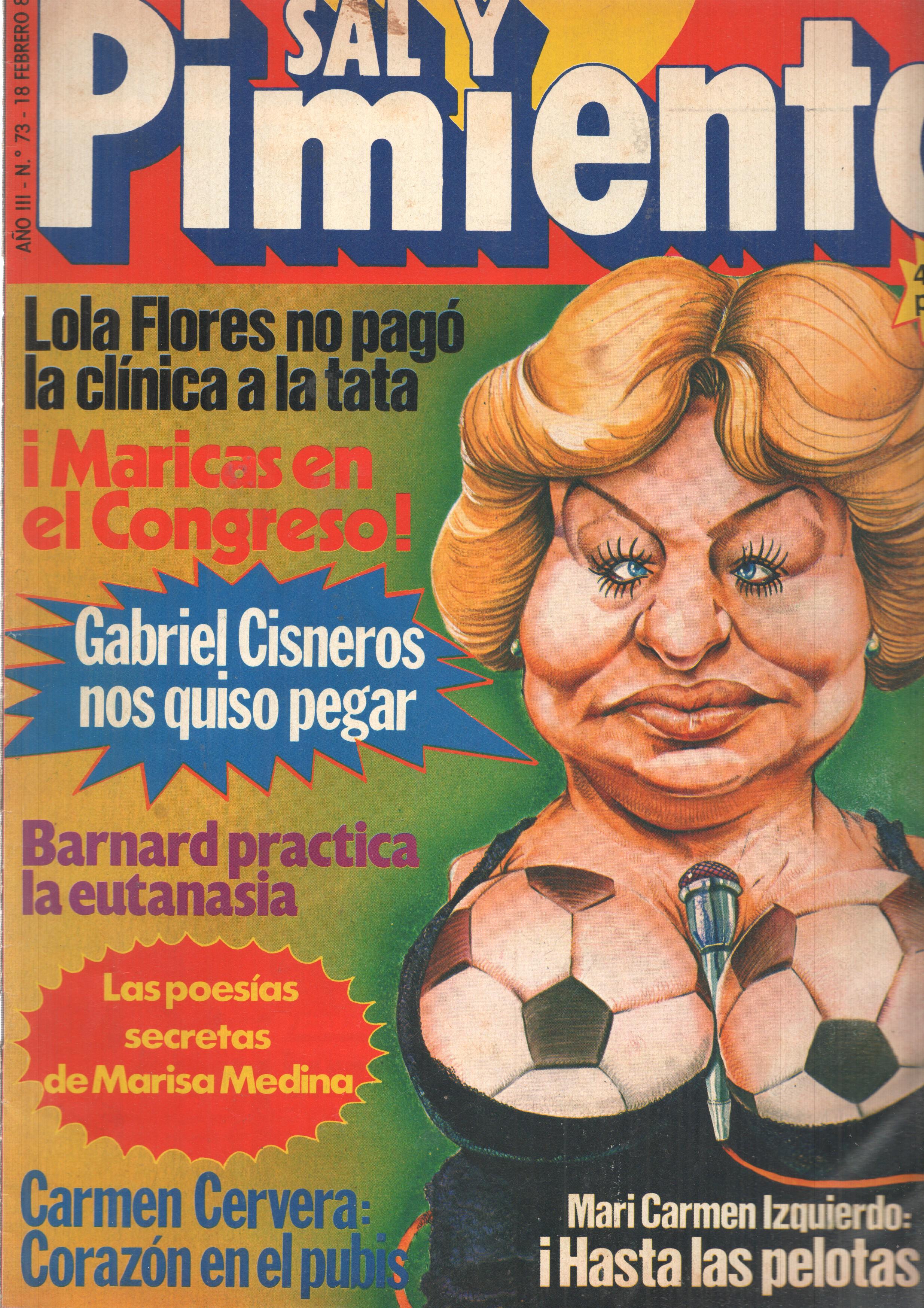 Revista Sal y Pimienta: num 073, año III - 18 de febrero 81. El congreso de UCD, toda una juerga