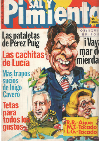 Revista Sal y Pimienta: num 137, año IV - 12 de mayo 82. Mas trapos sucios de Iñigo Cavero
