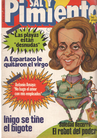 Revista Sal y Pimienta: num 139, año IV - 26 de mayo 82. Exclusiva: las playas estan desnudas