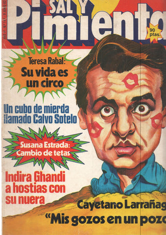 Revista Sal y Pimienta: num 141, año IV - 9 junio de 82. Estrella fulgurante: Lola Flores