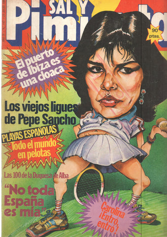 Revista Sal y Pimienta: num 147, año IV - 21 julio de 82. Los viejos ligues de Pepe Sancho