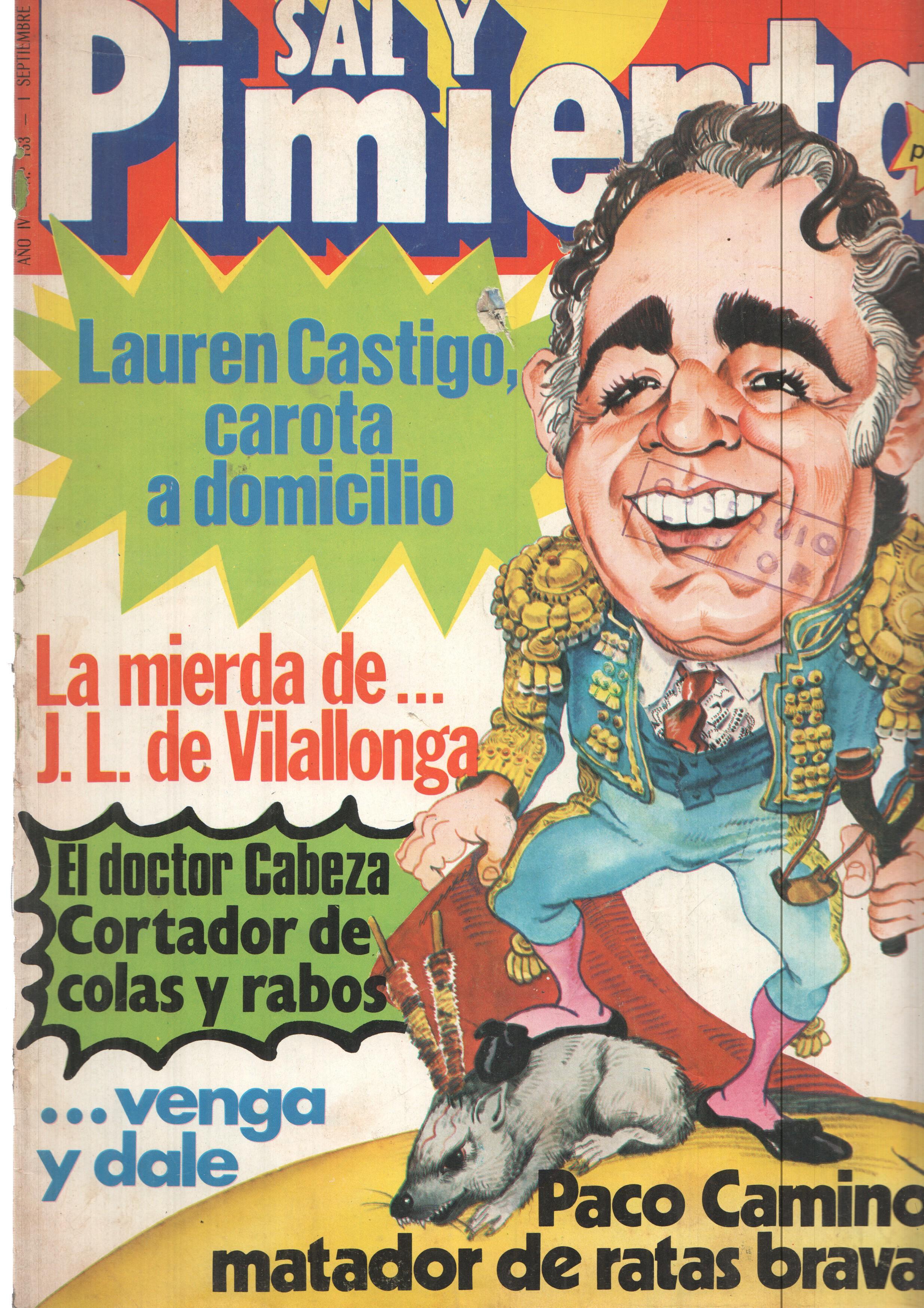 Revista Sal y Pimienta: num 153, año IV -1 septiembre de 82. Lepe festival de la cancion popular