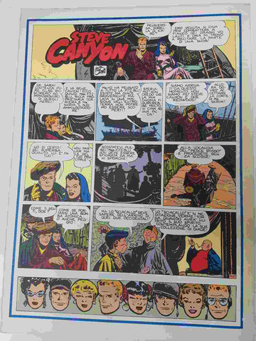 Comic serie Steve Canyon: vol. 100, 1979 - Milton Caniff. Idioma: italiano