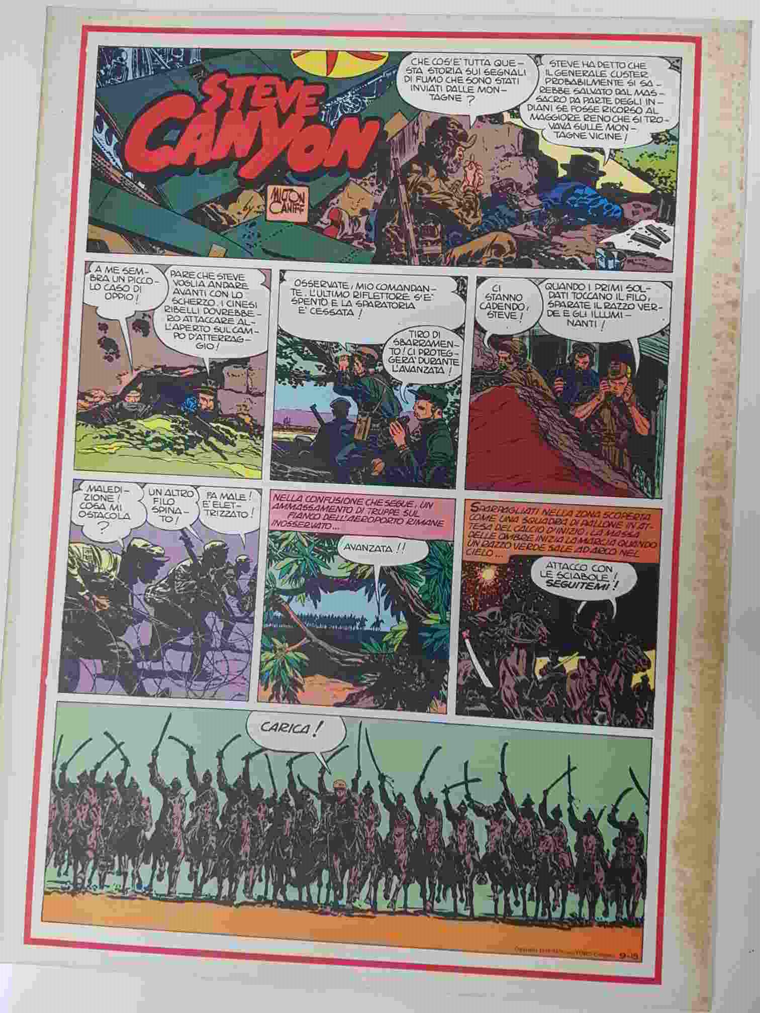 Comic serie Steve Canyon: vol. 18, 1975 - Milton Caniff. Idioma: italiano
