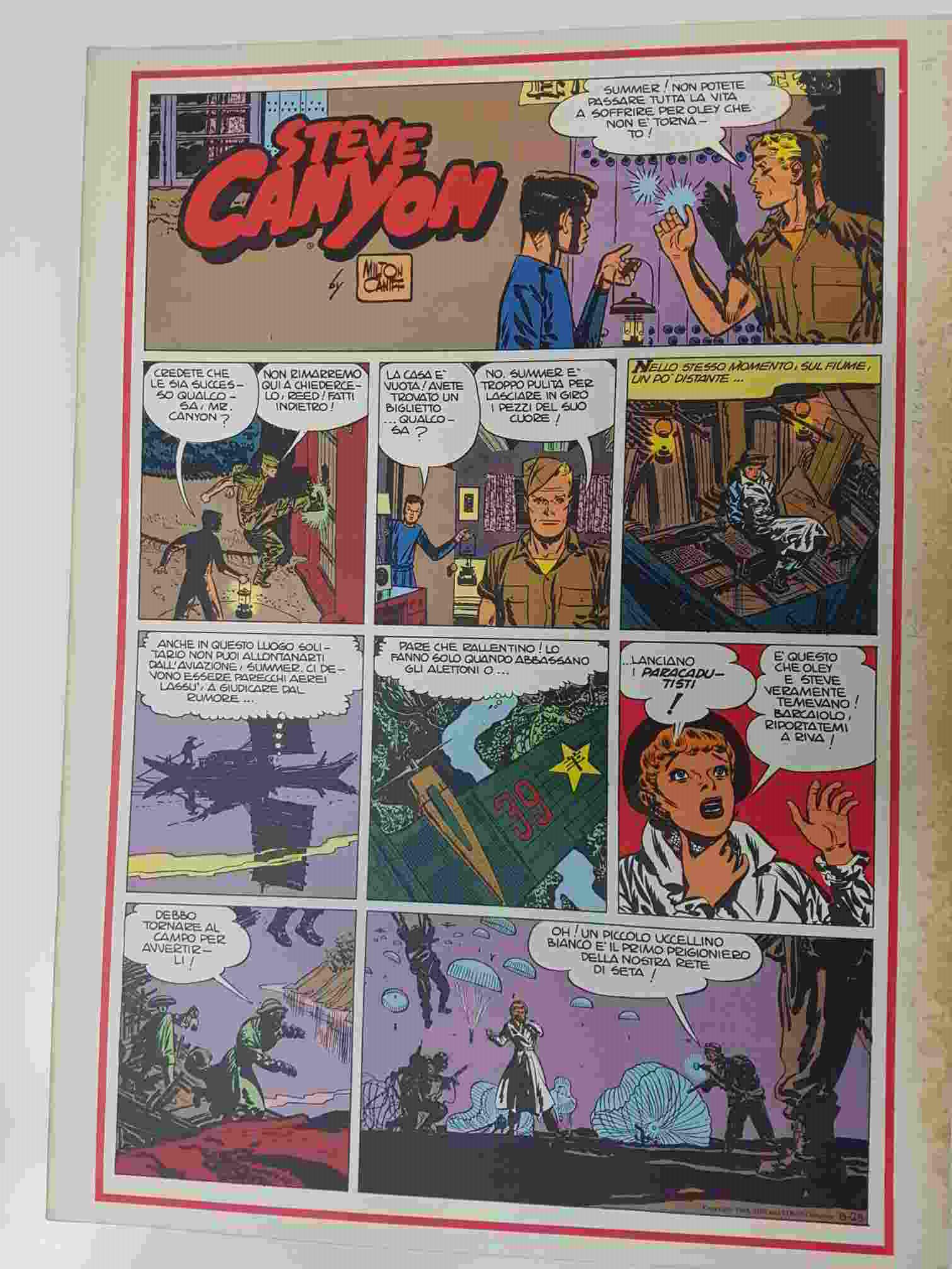 Comic serie Steve Canyon: vol. 17, 1975 - Milton Caniff. Idioma: italiano