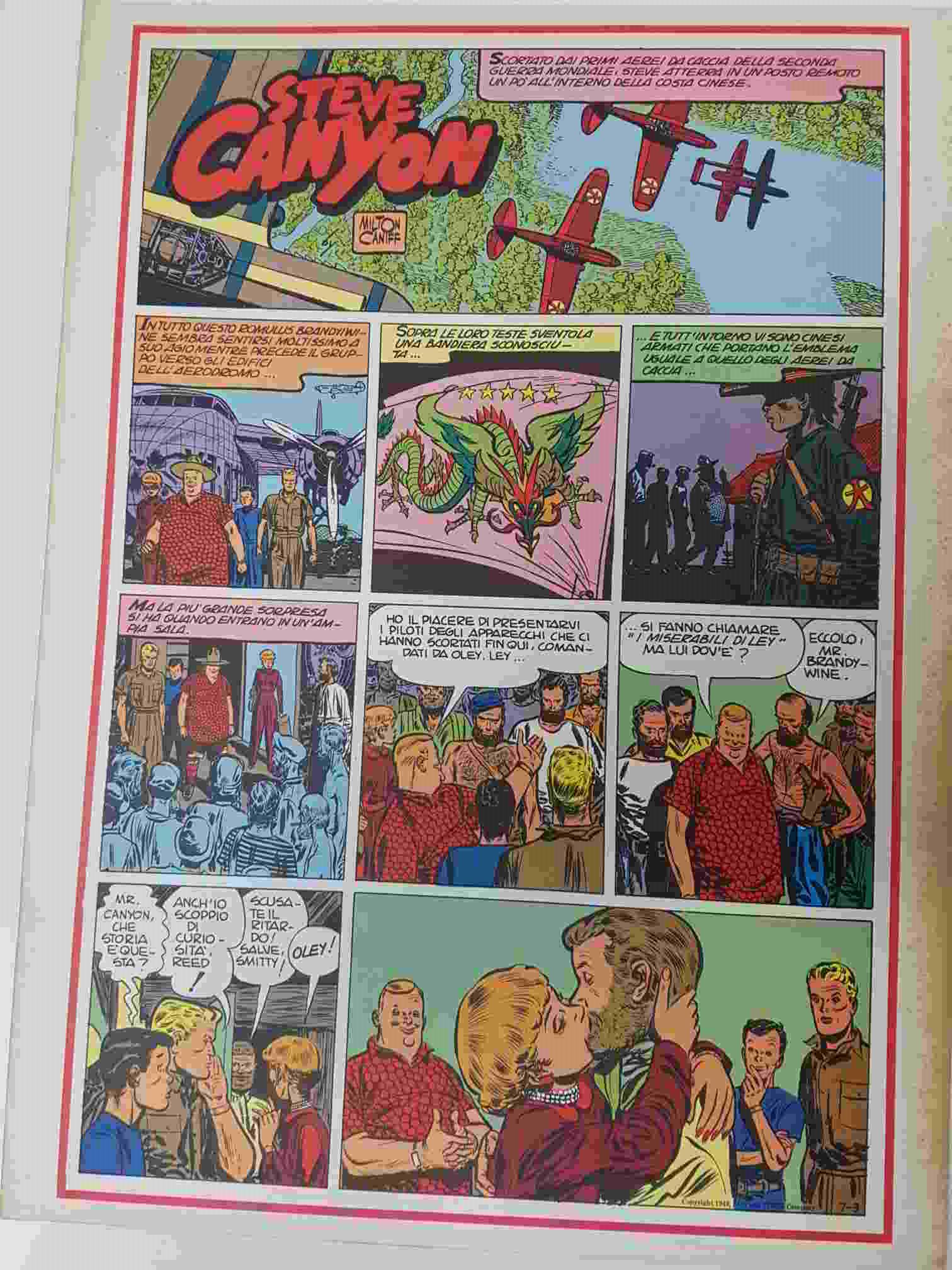 Comic serie Steve Canyon: vol. 16, 1975 - Milton Caniff. Idioma: italiano