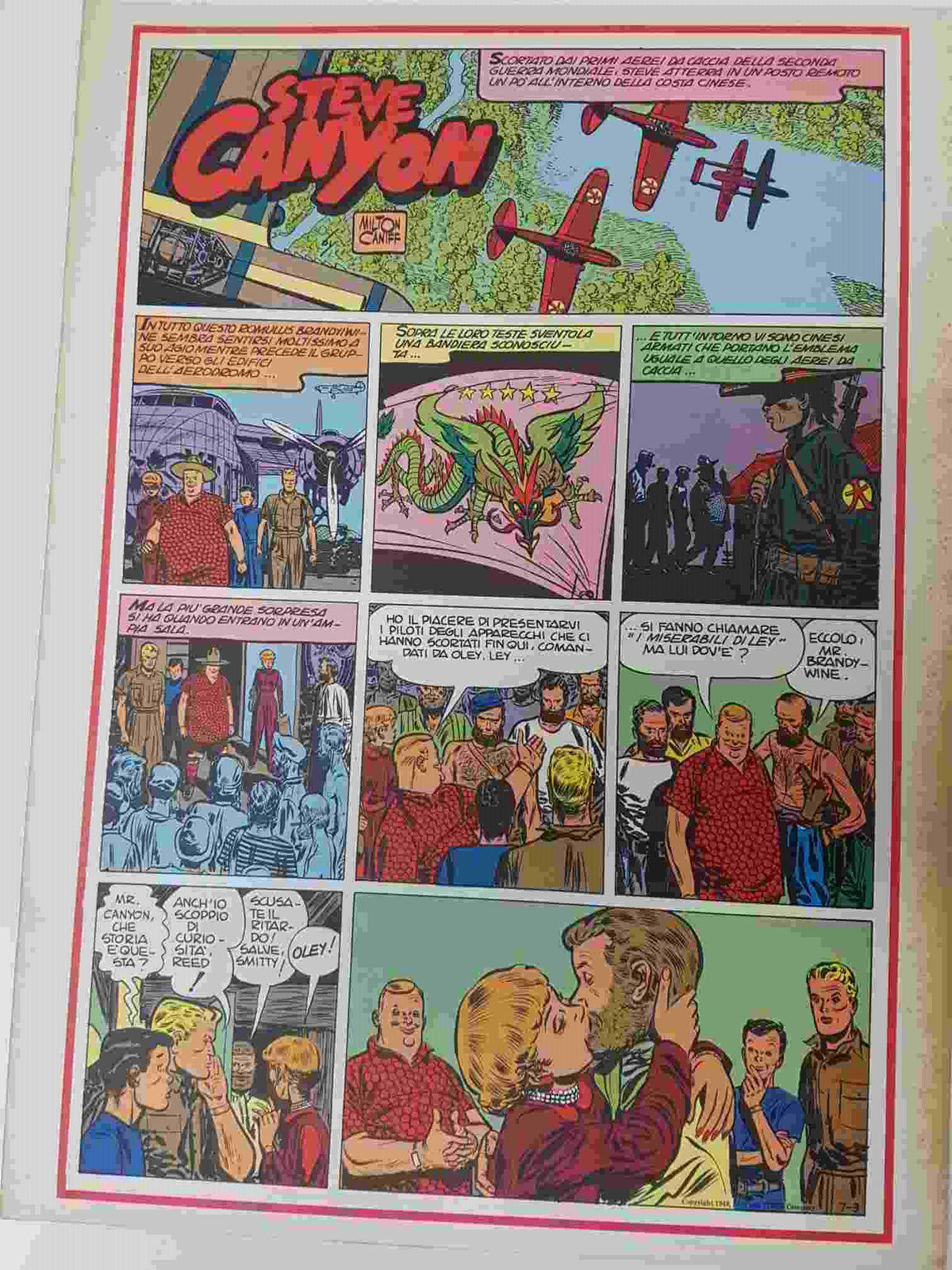 Comic serie Steve Canyon: vol. 16, 1975 - Milton Caniff. Idioma: italiano