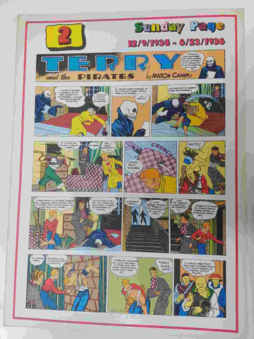 Comic serie Terry and the Pirates: vol. 32, 1977 by Milton Caniff. 2, Sunday Page 12/9/1934 al 8/23/1936. Idioma: italiano